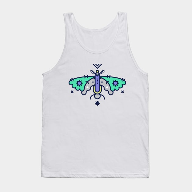 Abstract butterfly illustration Tank Top by CamillaDrejer